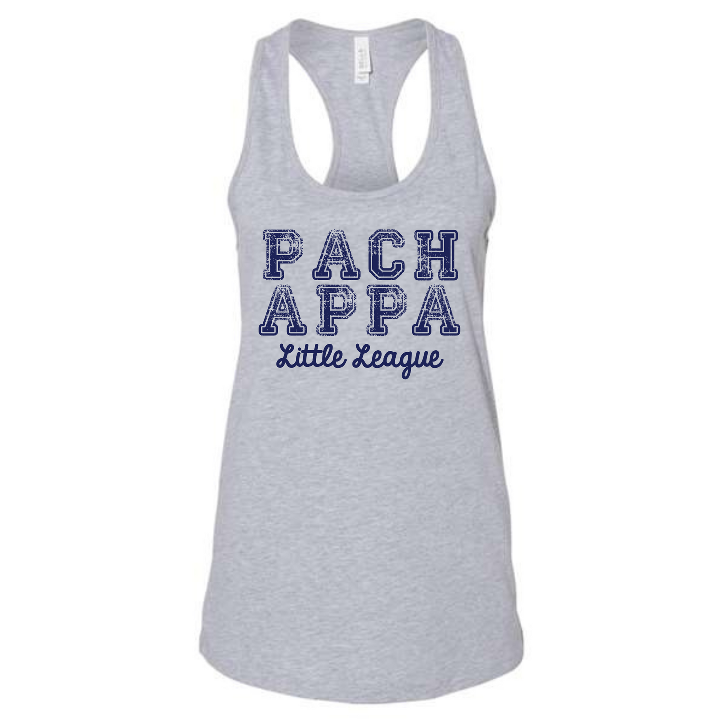 Distressed Pachappa Ladies Racerback Tank