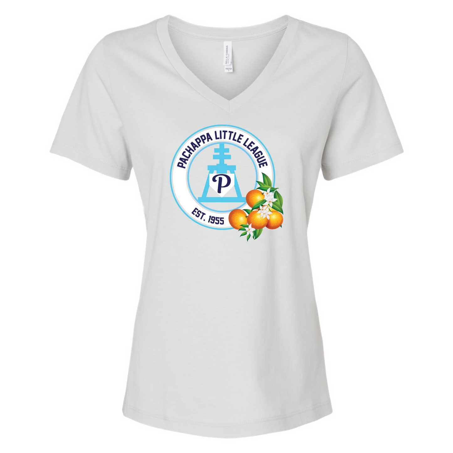 Pachappa Riverside City Ladies V-Neck Tees
