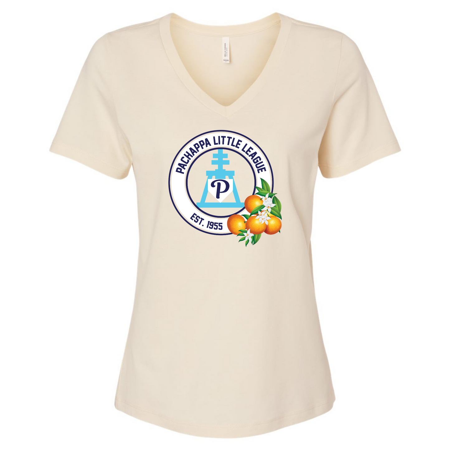 Pachappa Riverside City Ladies V-Neck Tees