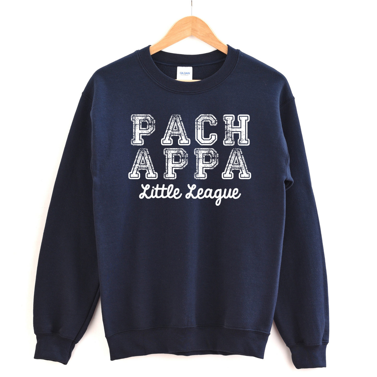 Distressed Pachappa Fleece Crew Sweatshirt